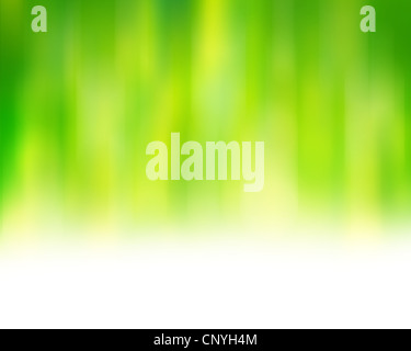 Frische grüne abstrakte umrandet mit Bokeh-Effekt & Exemplar Stockfoto