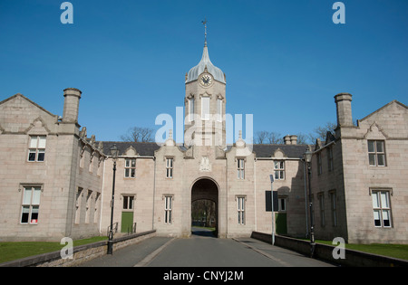 Die Simpson Gebäude führt zu Huntly Castle, Aberdeenshire, Schottland.  SCO 8169 Stockfoto