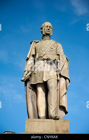 Statue von Charles Gordon Lennox fünfter Herzog von Richmond in Huntly Aberdeenshire.  SCO 8175 Stockfoto
