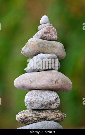 Kiesel Steinturm, Deutschland Stockfoto