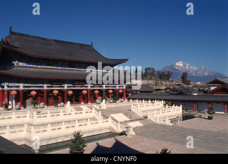 China, Yunnan, Lijiang, Mu Verwaltungsgebäude, Stockfoto