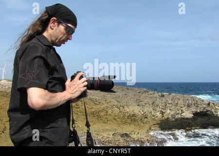 Unsere glückliche Zeit auf einer tropischen Insel Stockfoto