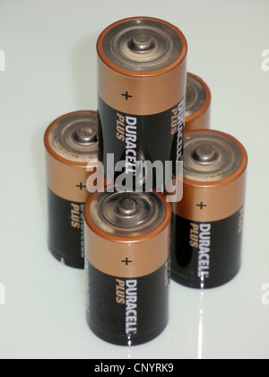 Duracell-Batterien, diese sind hatte "Größe Zellen nur zur redaktionellen Nutzung Stockfoto