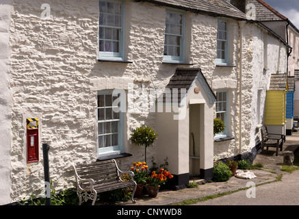 Charleston Hafen in Cornwall, England Stockfoto