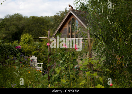 Immer weg von allem. Stockfoto