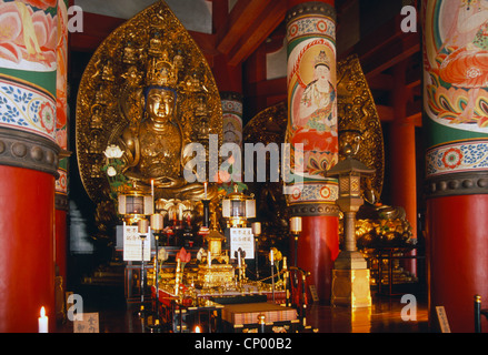 Japan, Kansai, Koya-San, Dai-Pagode, Interieur, Stockfoto