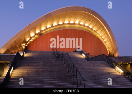 Haus der Kulturen der Welt, Haus der Kulturen der Welt, die ehemalige Kongresshalle Berlin, Tiergarten, Berlin, Deutschland, Europa Stockfoto