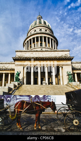 Capitol-Gebäudes in Alt-Havanna, Kuba Stockfoto