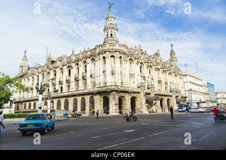 Das große Theater von Havanna. Es wurde 1837 eröffnet und ist eine beliebte Touristenattraktion. Stockfoto