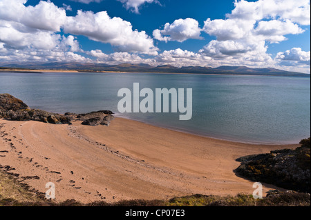 Strand von Llanddwyn Anglesey North Wales Uk Stockfoto