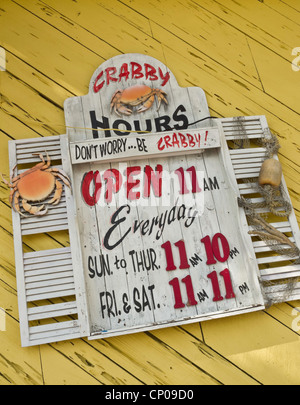 Crabby Bills Seafood Restaurant, Clearwater Beach, FL, USA Stockfoto