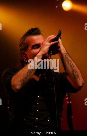 Piero Pelu' mit dem Litfiba @ HMV Forum Stockfoto