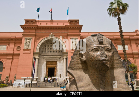 Das ägyptische Museum Kairo Stockfoto