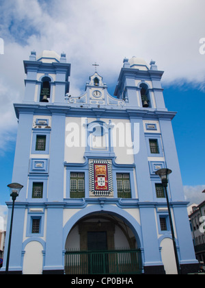 Misericordia Kirche in der Innenstadt von Angra do Heroismo Stockfoto