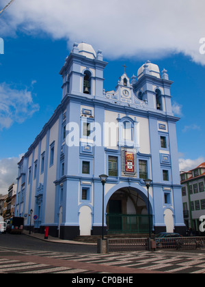 Misericordia Kirche in der Innenstadt von Angra do Heroismo Stockfoto