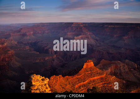 Morgen um Yaki Point in Grand-Canyon-Nationalpark. Stockfoto