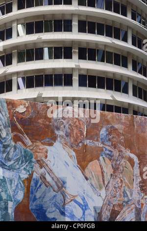 Capitol Records Building, Hollywood, Los Angeles Stockfoto