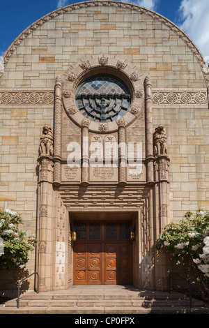 Gemeinde Beth Israel Synagoge Portland Stockfoto