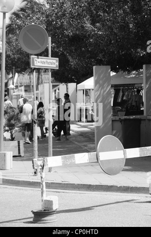 Niederländische Bonaire: Bonaire, Papiamentu: Boneiru) ist eine karibische Insel, die mit der unbewohnten Insel Klein Bonaire Stockfoto