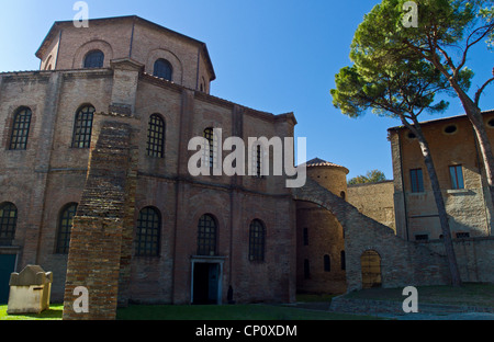 Italien, Ravenna, die Basilika San Vitale Stockfoto