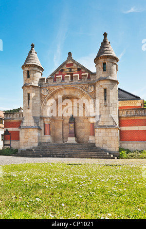 Friedrich-Ludwig-Jahn-Speicher Gymnasium, Freyburg (Unstrut), Sachsen-Anhalt, Deutschland, Europa Stockfoto