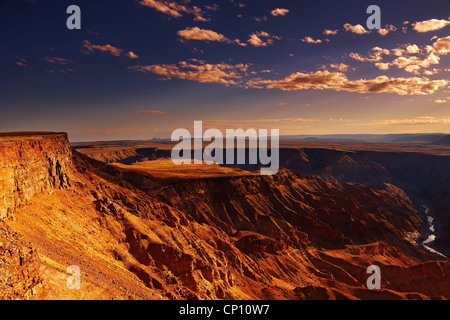 Fish River Canyon der zweitgrößte Canyon der Welt, Süd-Namibia Stockfoto