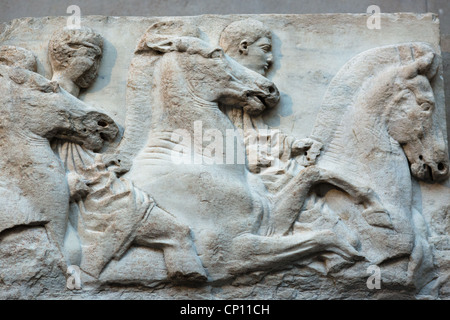 England, London, British Museum, Parthenon-Skulpturen aus dem Parthenon in Athen 4. Jh.V.Chr.