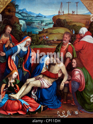 Die Wehklage über dem toten Christus von Andrea di Bartolo - SOLARIO1465 - 1524 Italien Italienisch Stockfoto