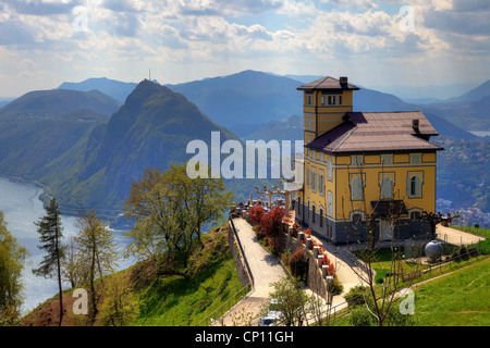 Monte Bre, Lago di Lugano, Tessin, Schweiz Stockfoto