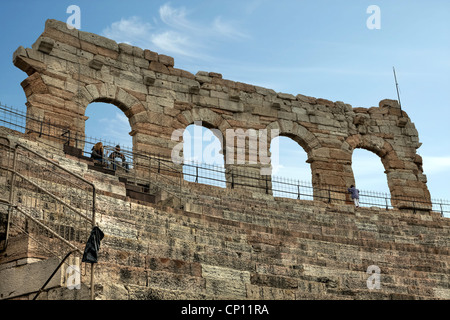 Innenansicht, Arena, Verona, Veneto, Italien Stockfoto