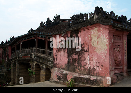 Die alte japanische Brücke in Hoi an, Vietnam. Stockfoto