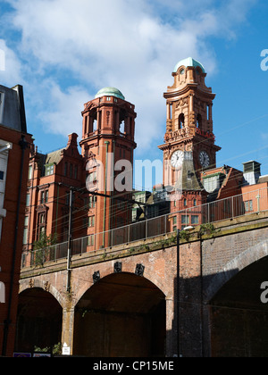 Palace Hotel Clocktower von Charles Street Manchester UK Stockfoto