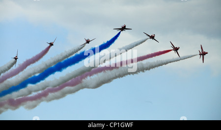 Royal Air Force Red Arrows 2011 Goodwood Festival of Speed Stockfoto