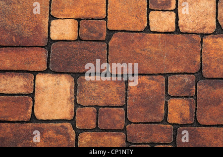 Hintergrund der Steinmauer Textur Stockfoto