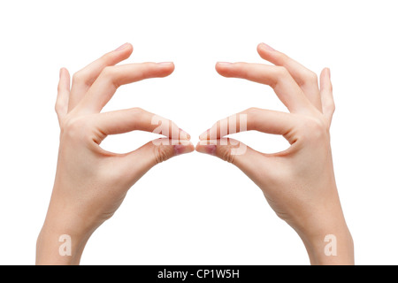 Handgesten Stockfoto