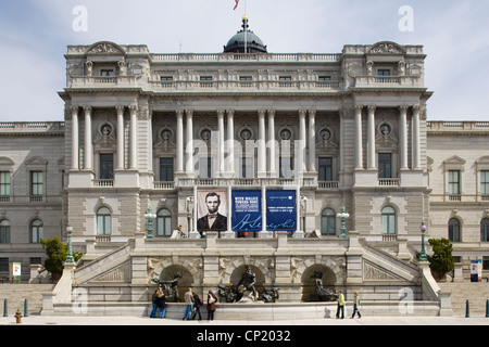 Thomas Jefferson Building, Library of Congress, Washington D.C. USA, Architekten: Architekten: John L. Smithmeyer und Paul J. Petz Stockfoto