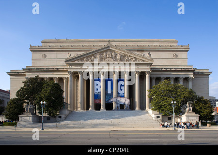Nationalarchiv der Vereinigten Staaten, Washington D.C. USA, Architekten: Architekten: John Russell Pope Stockfoto