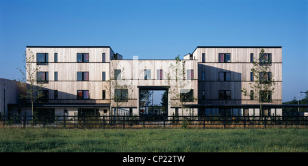 Villa West Cambridge, Cambridge. Nord Block. MacCormac Jamieson Prichard Architekten Stockfoto