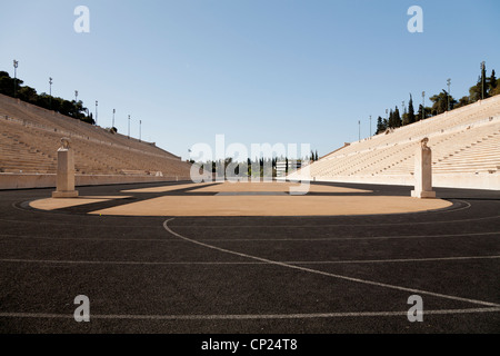 Innenansicht des Olympia-Stadion, auch bekannt als das Kallimarmaro. Athen, Griechenland, Europa. Stockfoto