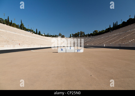 Das Olympia-Stadion, auch bekannt als Kallimarmaro. Athen, Griechenland. Stockfoto