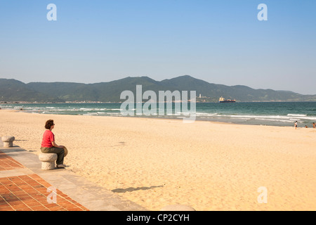 China Beach, My Khe, verwendet für die Erholung von amerikanischen Soldaten während der Vietnam-Krieg, in der Nähe von Danang, Vietnam Stockfoto