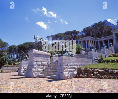 Cecil John Rhodes Denkmal, Devil es Peak, Kapstadt, Westkap, Südafrika Stockfoto
