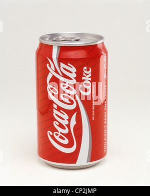 Kann der klassische Coca-Cola, England, Vereinigtes Königreich Stockfoto