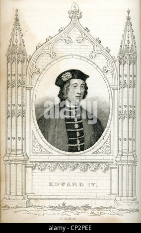 Porträt von König Edward IV. von England. Stockfoto