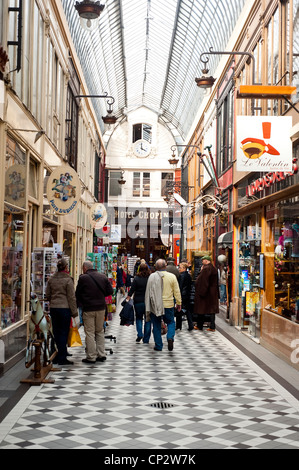 Paris, Frankreich - Passage Jouffroy Stockfoto