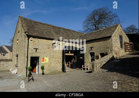 Eyam Hall Handwerk Zentrum Derbyshire England uk Stockfoto