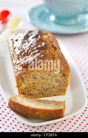 Laib-Bananen-Kuchen Stockfoto