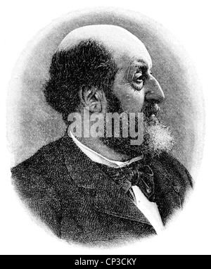 Guillaume Victor Émile Augier, 1820-1889, ein französischer Dramatiker, Lyriker und librettist Stockfoto