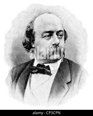 Gustave Flaubert, 1821-1880, französischer Schriftsteller, Stockfoto