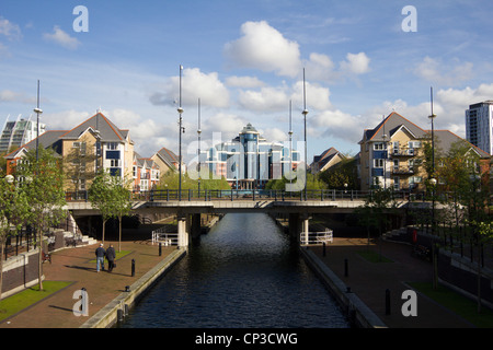 Mariner Canal Salford Kais grösseres Manchester England uk gb Stockfoto